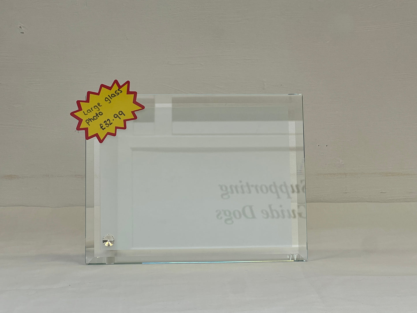 Crystal Glass Photo Frame
