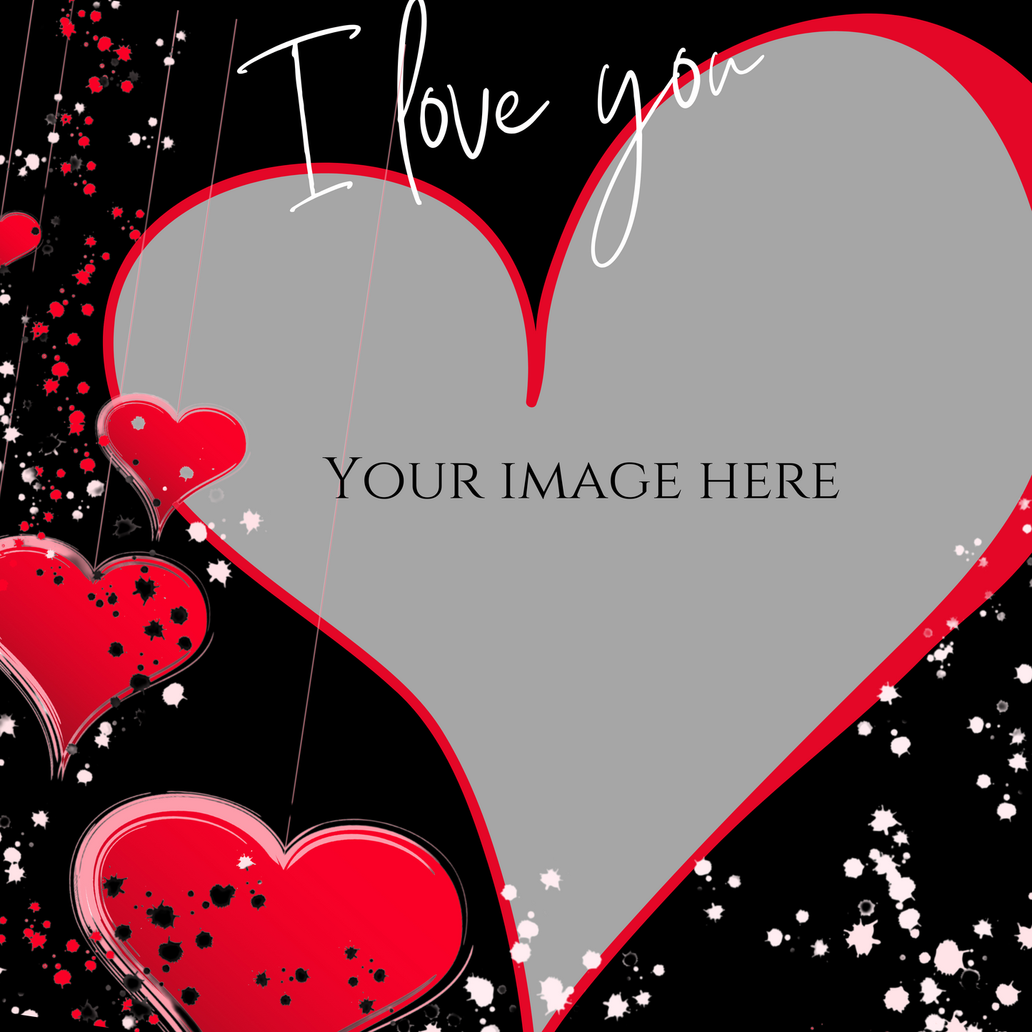 Heart Bordered Slate